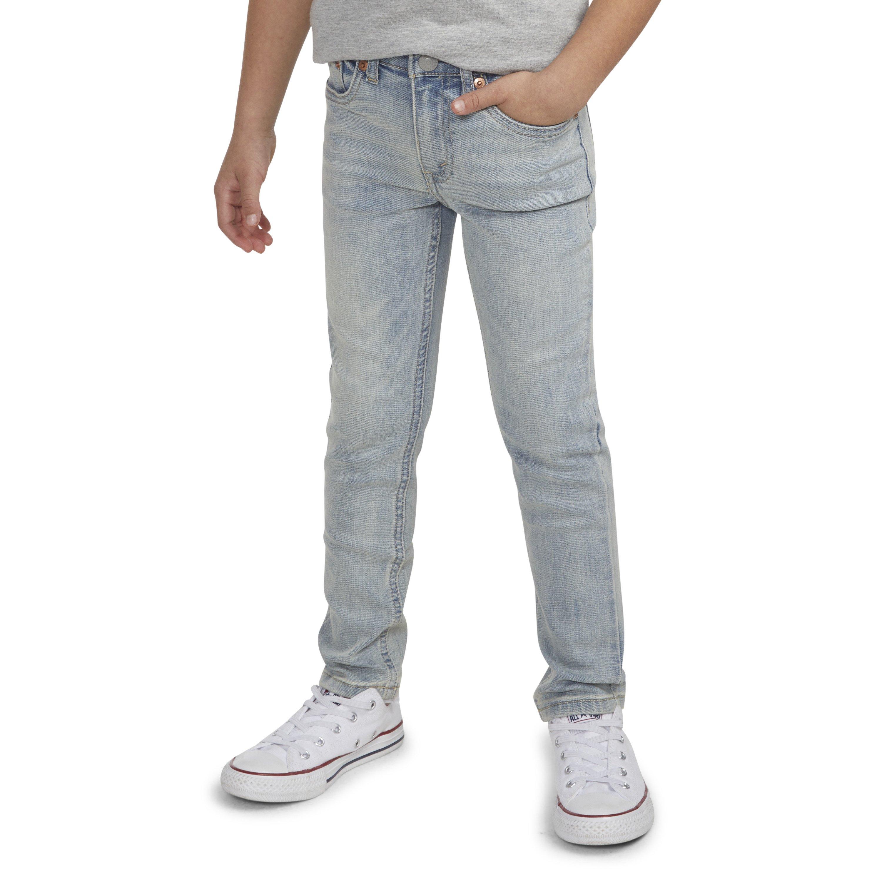 Levi's Little Boys' 510 Eco Performance Skinny Fit Lt Blue Wash Denim Jeans - LT BLUE